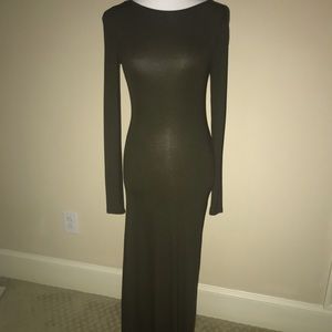Olive maxi dress